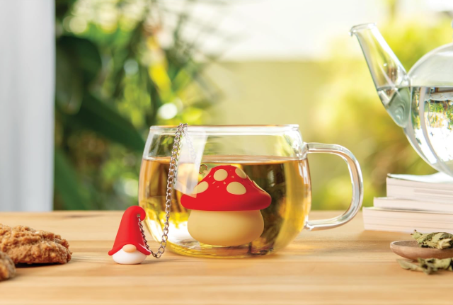 🍄 Infuseur à thé champignon avec son gnome