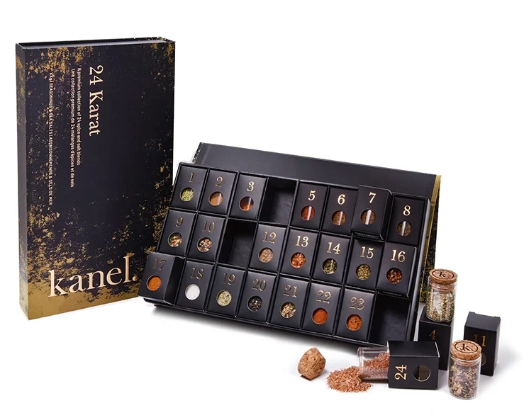 Le calendrier d’épices 24 karat de Kanel